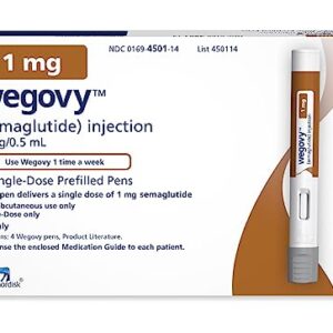 WEGOVY (semaglutide) Injection 1 mg